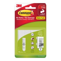 8-Pack Command Picture Hanging Strips 17204VP-8PK Medium White